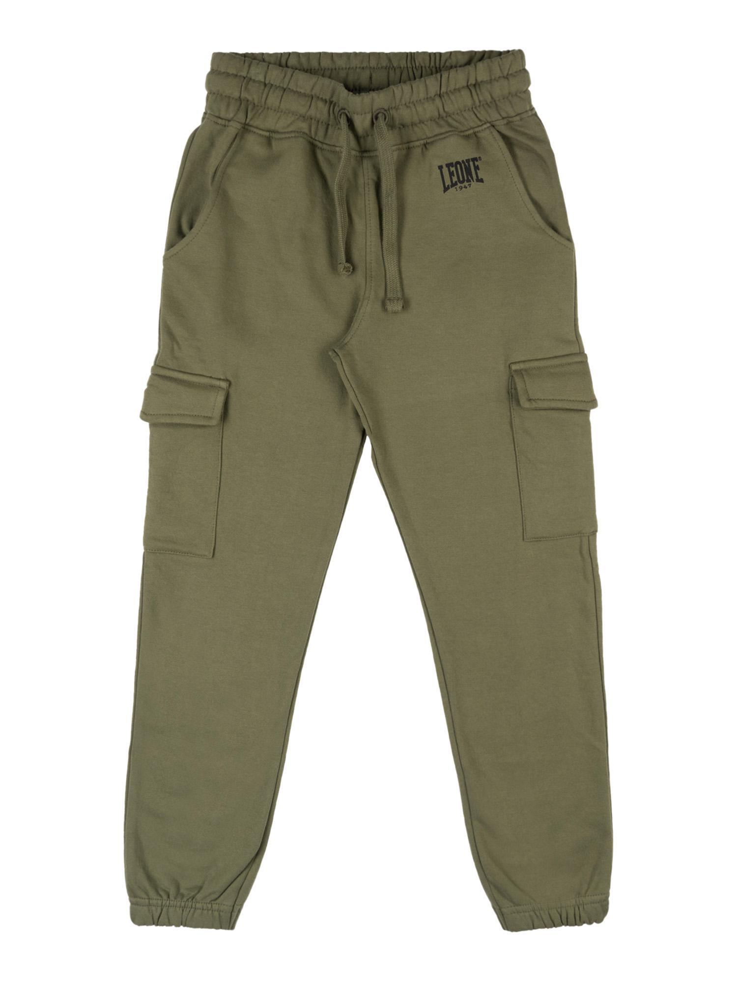 LEONE 1947 APPAREL Winter-Cargohose aus Fleece für Kinder „Basic“.
