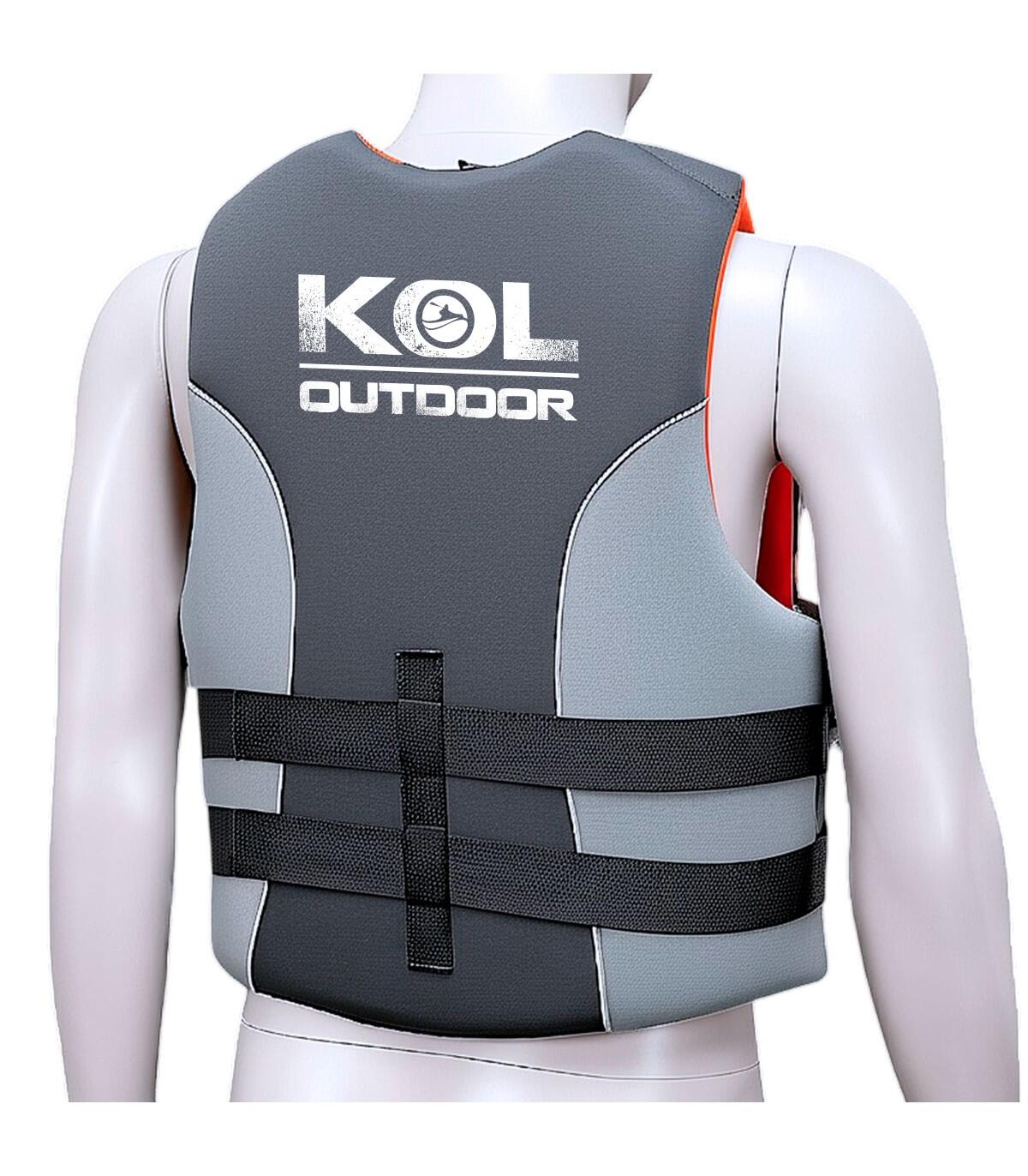 Gilet de Sauvetage Néoprène 50N KOL OUTDOOR Kayak SUP - Taille S 2/6
