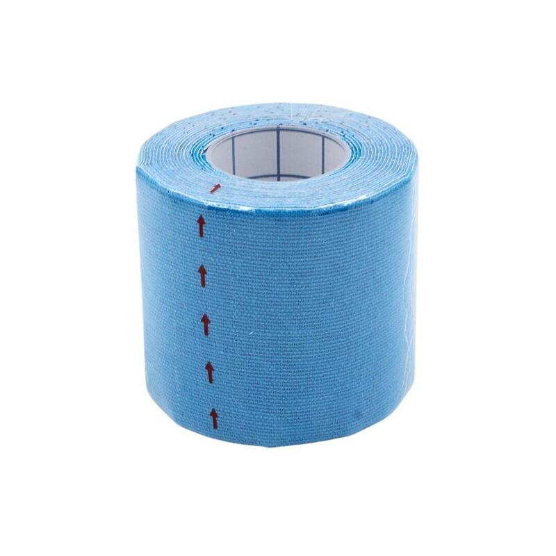 Bandă Kinesiologică, XQ Max, impermeabilă, rolă 250x5 cm, culoare albastru