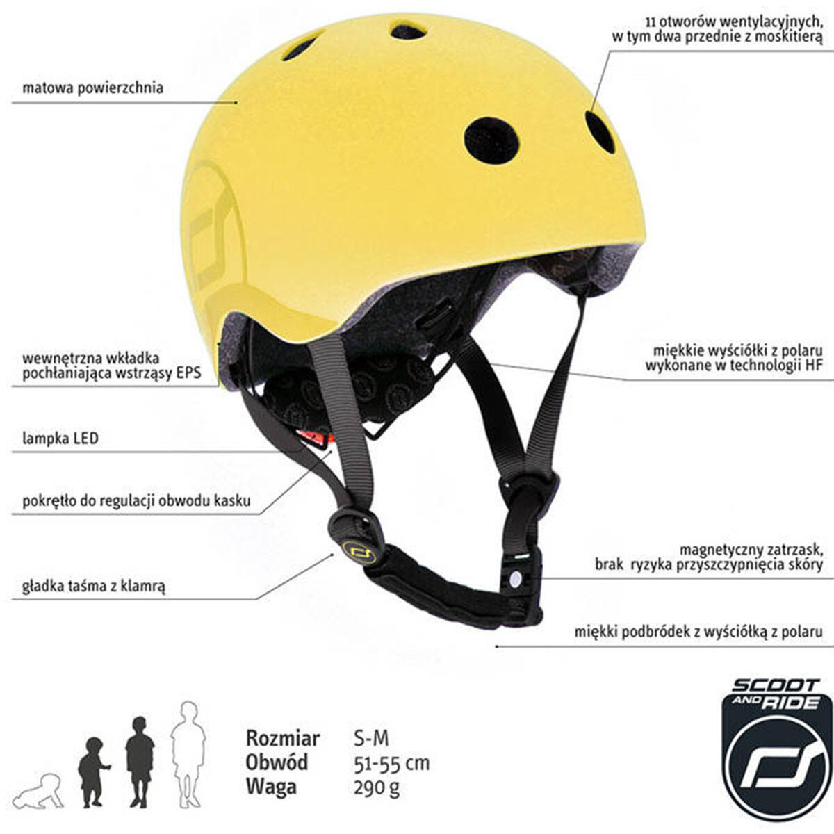 Scooter  Helm  Lemon 3/3
