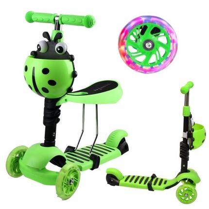 Hulajnoga balansowa trójkołowa jeździk 2w1 świecące kółka Enero