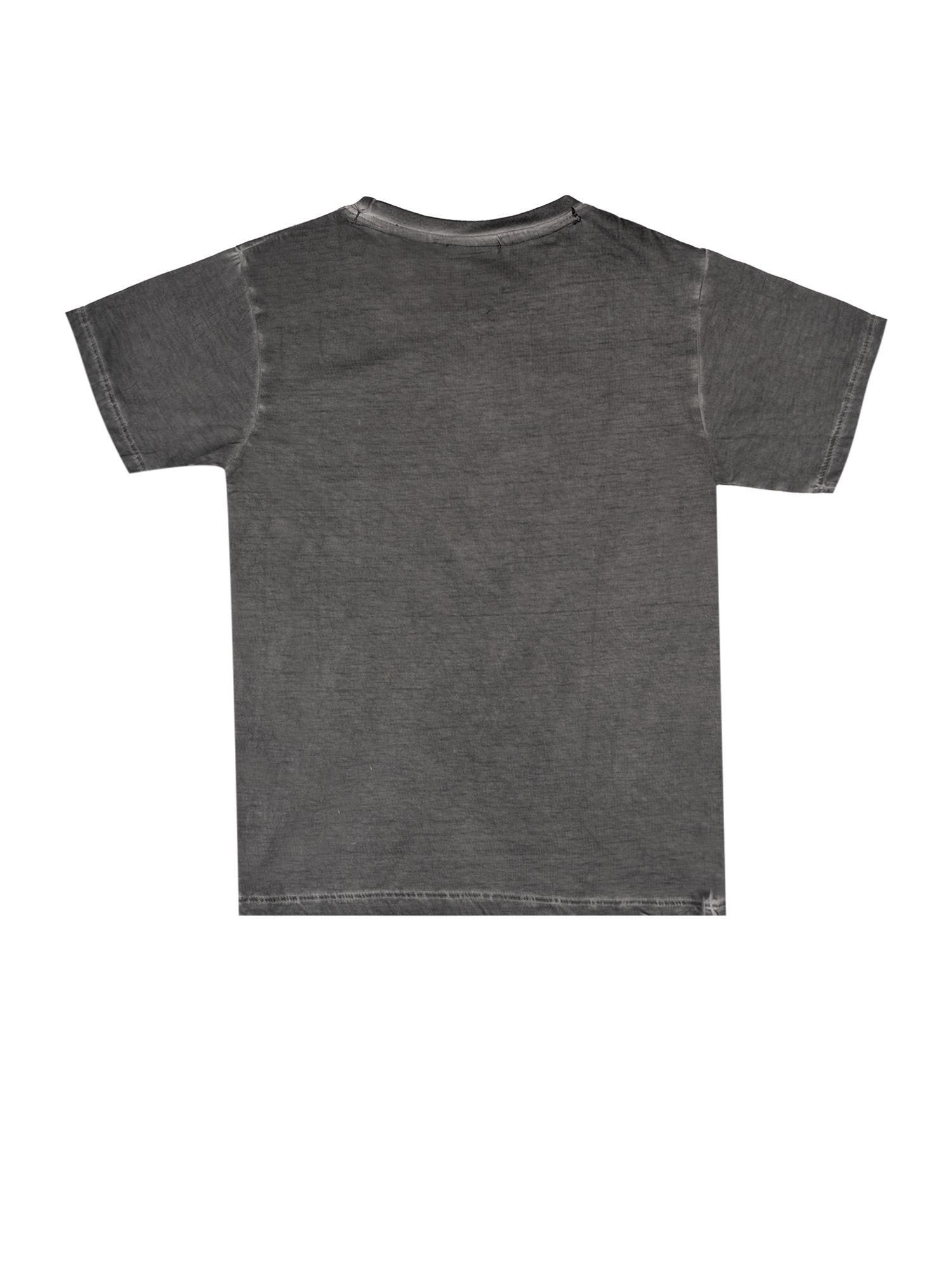 T-shirt garçon à manches courtes avec imprimé "Washed" 2/4