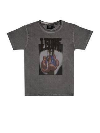 T-shirt garçon à manches courtes avec imprimé "Washed