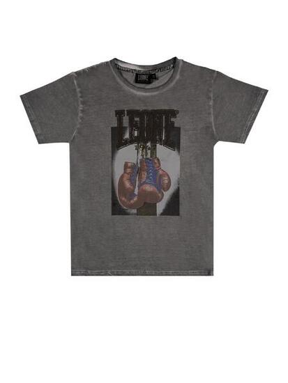 T-shirt garçon à manches courtes avec imprimé "Washed