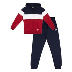 Survêtement d'hiver enfant tricolore "Varsity" avec capuche et zip