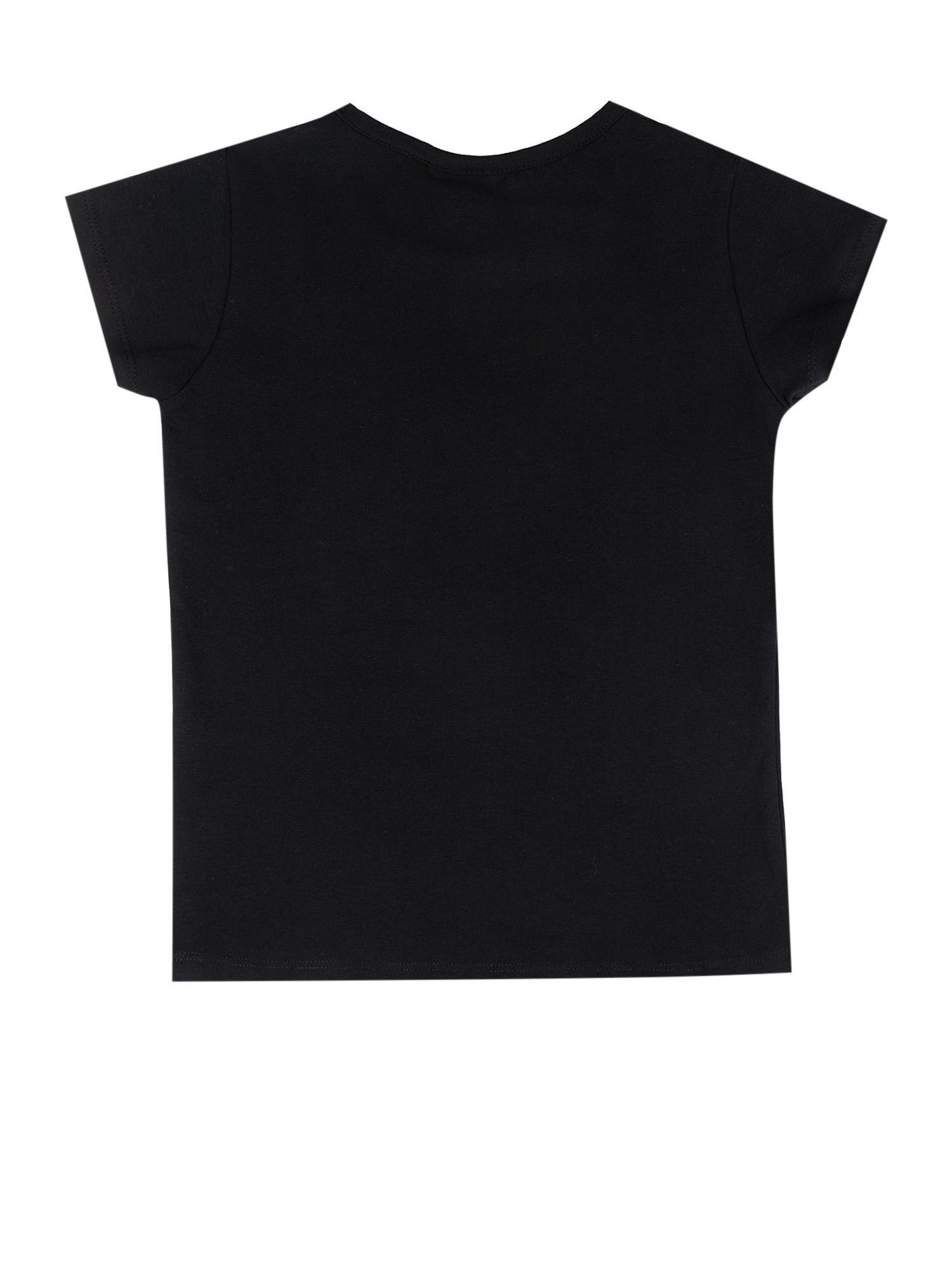 T-shirt manches courtes fille avec imprimé "Relaxed" 2/4