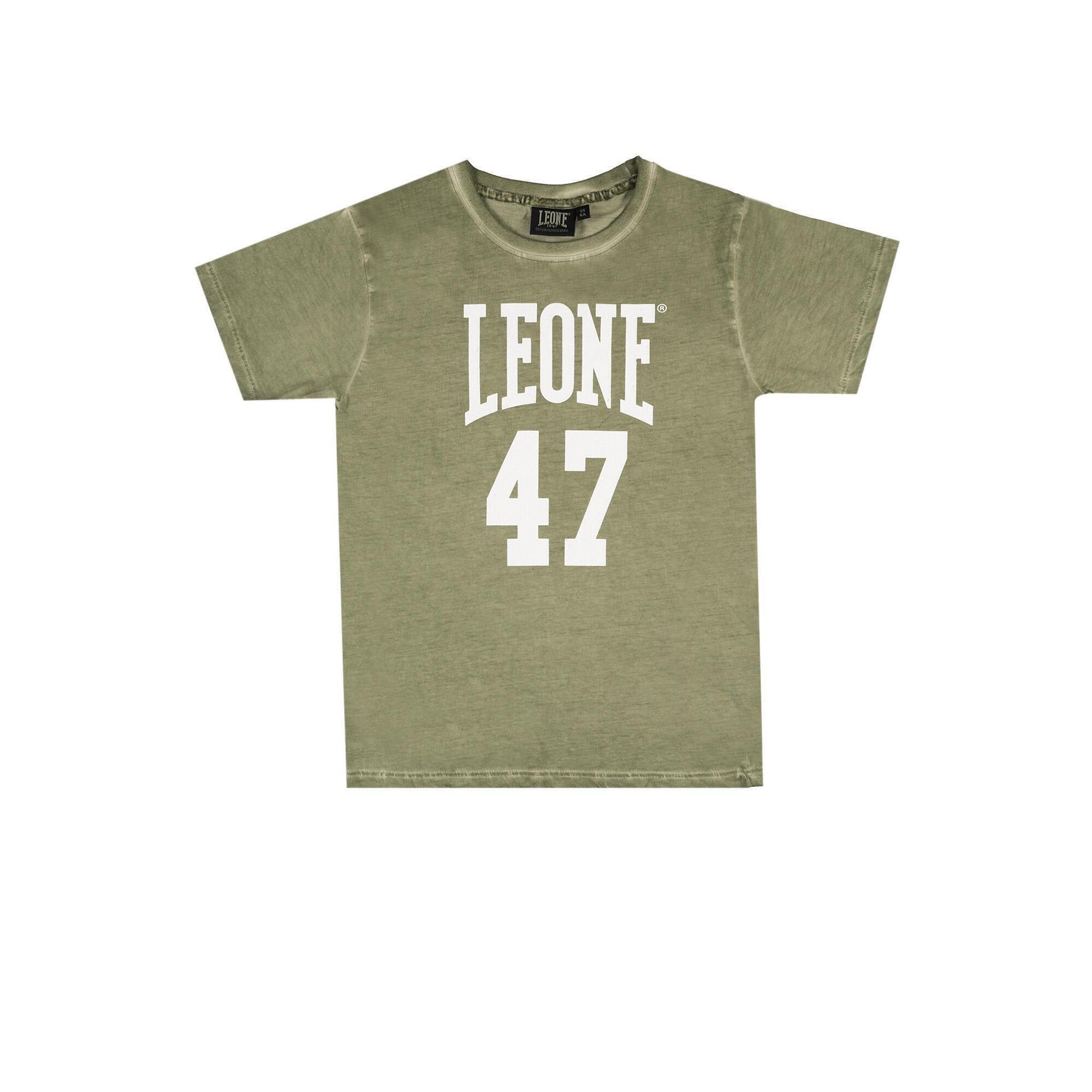 Leone 1947 Apparel - T-shirt Manches Courtes Enfant "washed" - T-shirt Manches Courtes - Vert - Decathlon