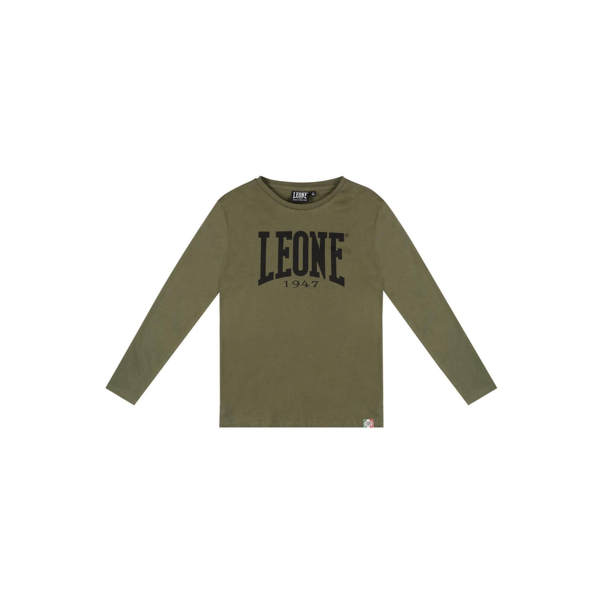 Leone 1947 Apparel - T-shirt Enfant Manches Longues "basic" - T-shirt Manches Courtes - Vert -  6 À 8 Ans - Decathlon