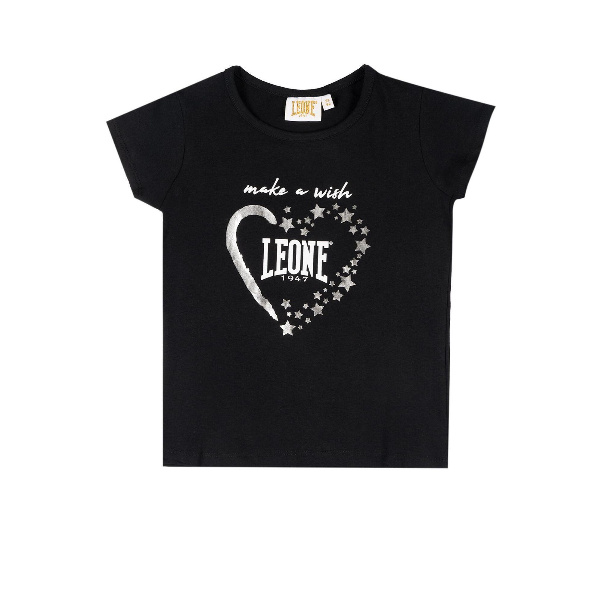 Leone 1947 Apparel - T-shirt Manches Courtes Fille Avec Imprimé "relaxed" - T-shirt Manches Courtes - Noir - 12 À 14 Ans - Decathlon
