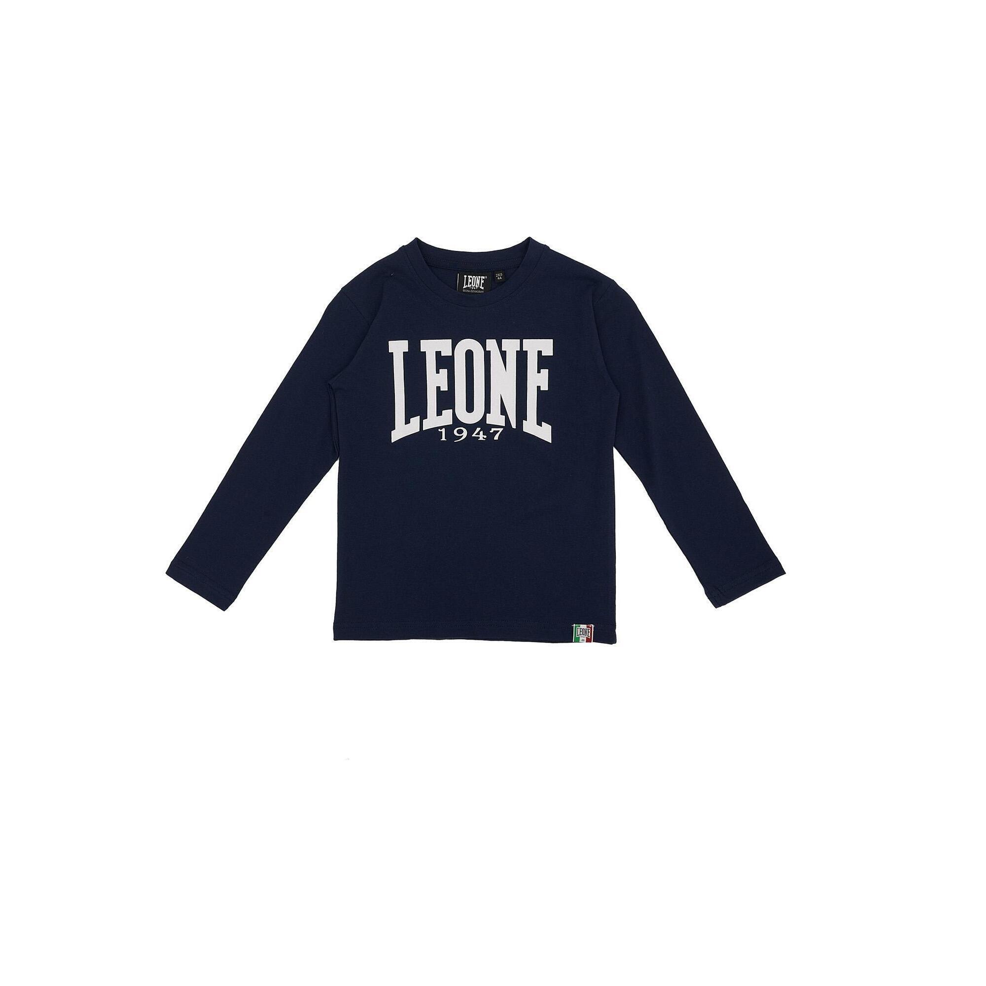 Leone 1947 Apparel - T-shirt Enfant Manches Longues "basic" - T-shirt Manches Courtes - Bleu - 10 À 12 Ans - Decathlon