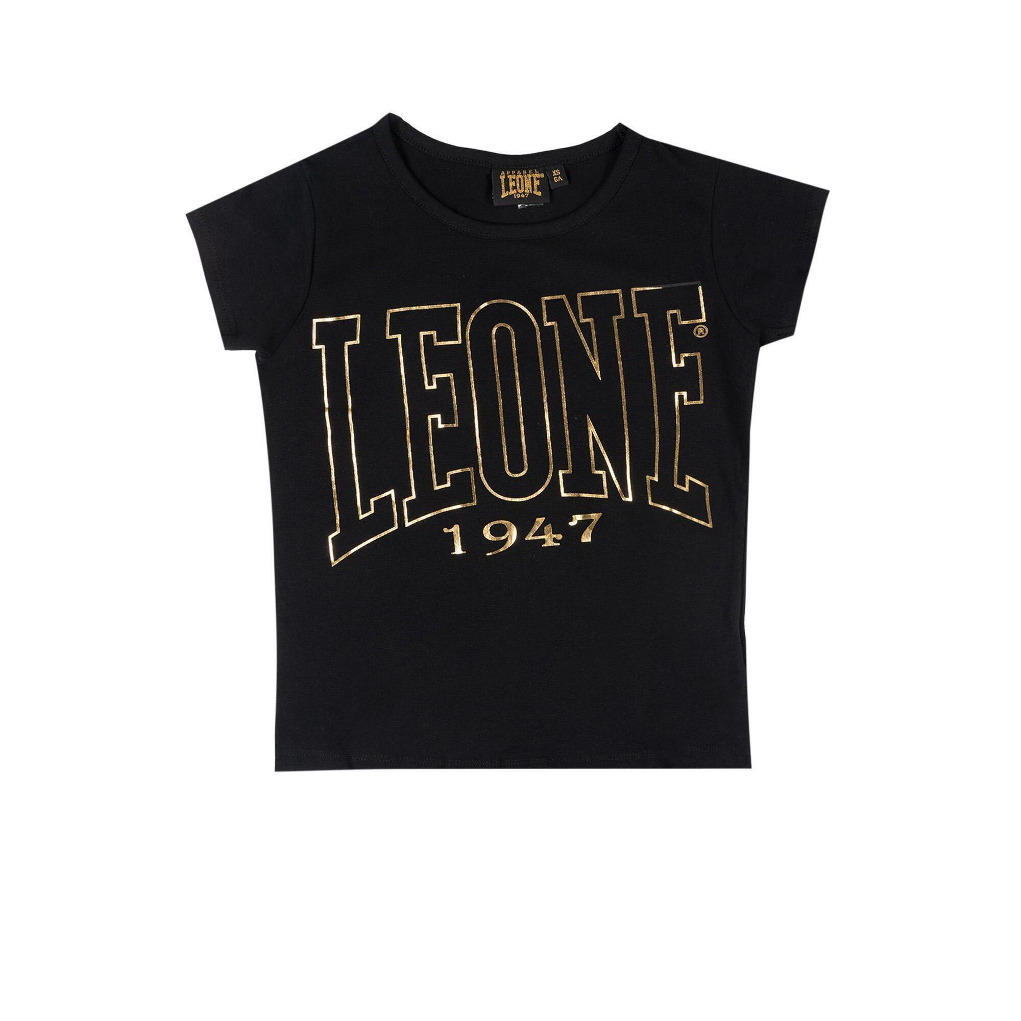 Leone 1947 Apparel - T-shirt Fille Manches Courtes "gold" - T-shirt Manches Courtes - Noir -  6 À 8 Ans - Decathlon
