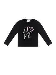 T-shirt fille manches longues "Love