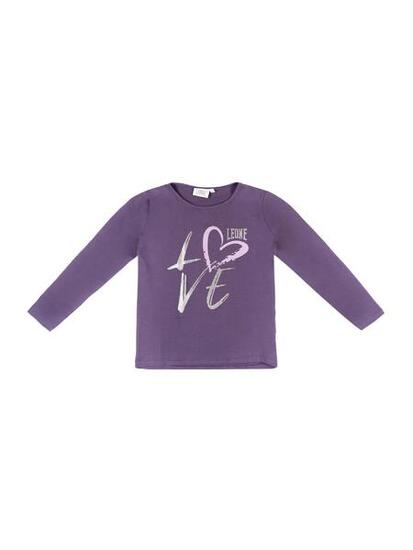 T-shirt fille manches longues "Love
