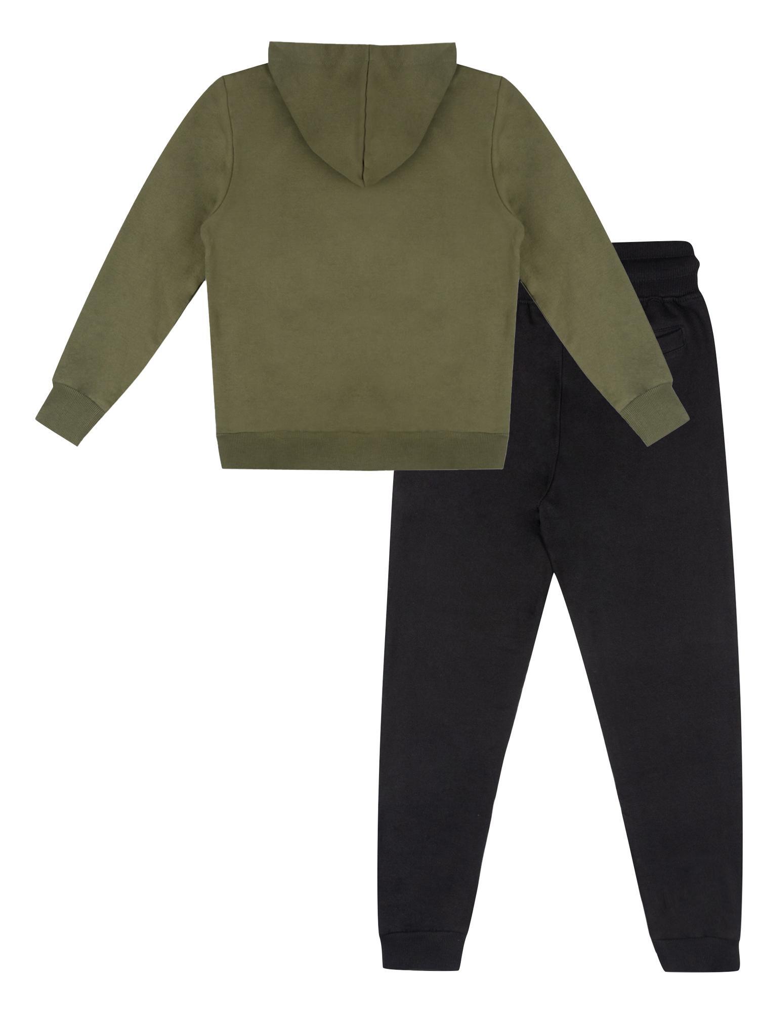 Fato de treino de inverno com capuz "Vintage" para criança 2/3
