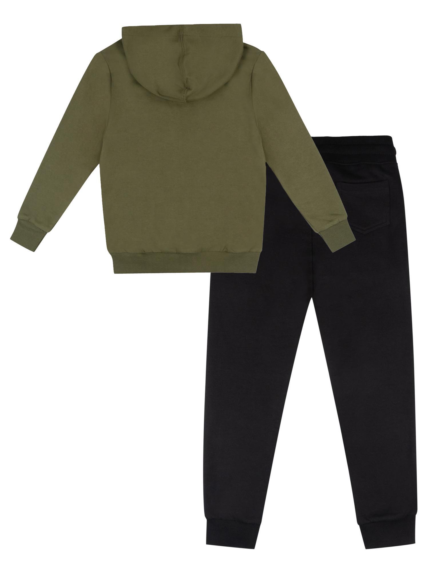Chándal de invierno infantil con capucha y cremallera "Italia" 2/7