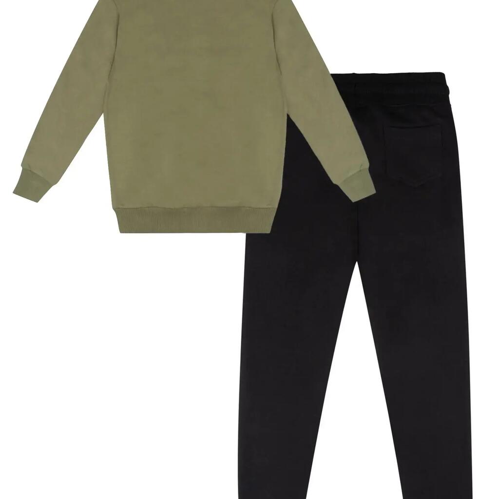 Italy children's winter tracksuit with collar and zip