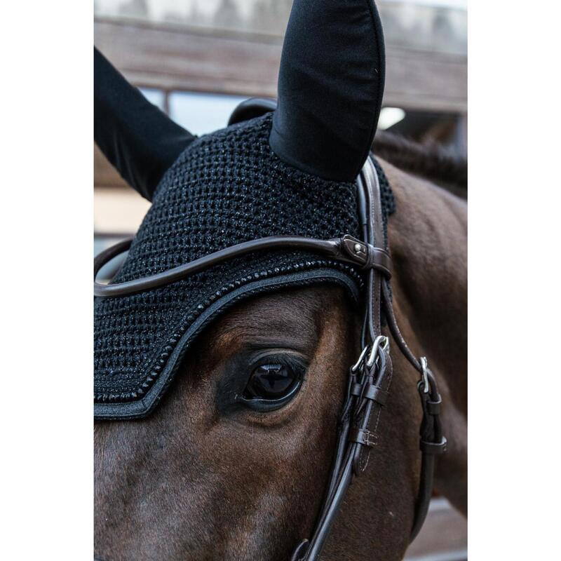 Kentucky Oornetje Wellington Glitter Band Zwart -