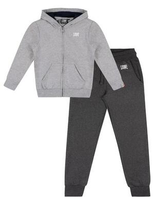 Winter-Trainingsanzug für Kinder „Vintage“ mit Kapuze und Reißverschluss