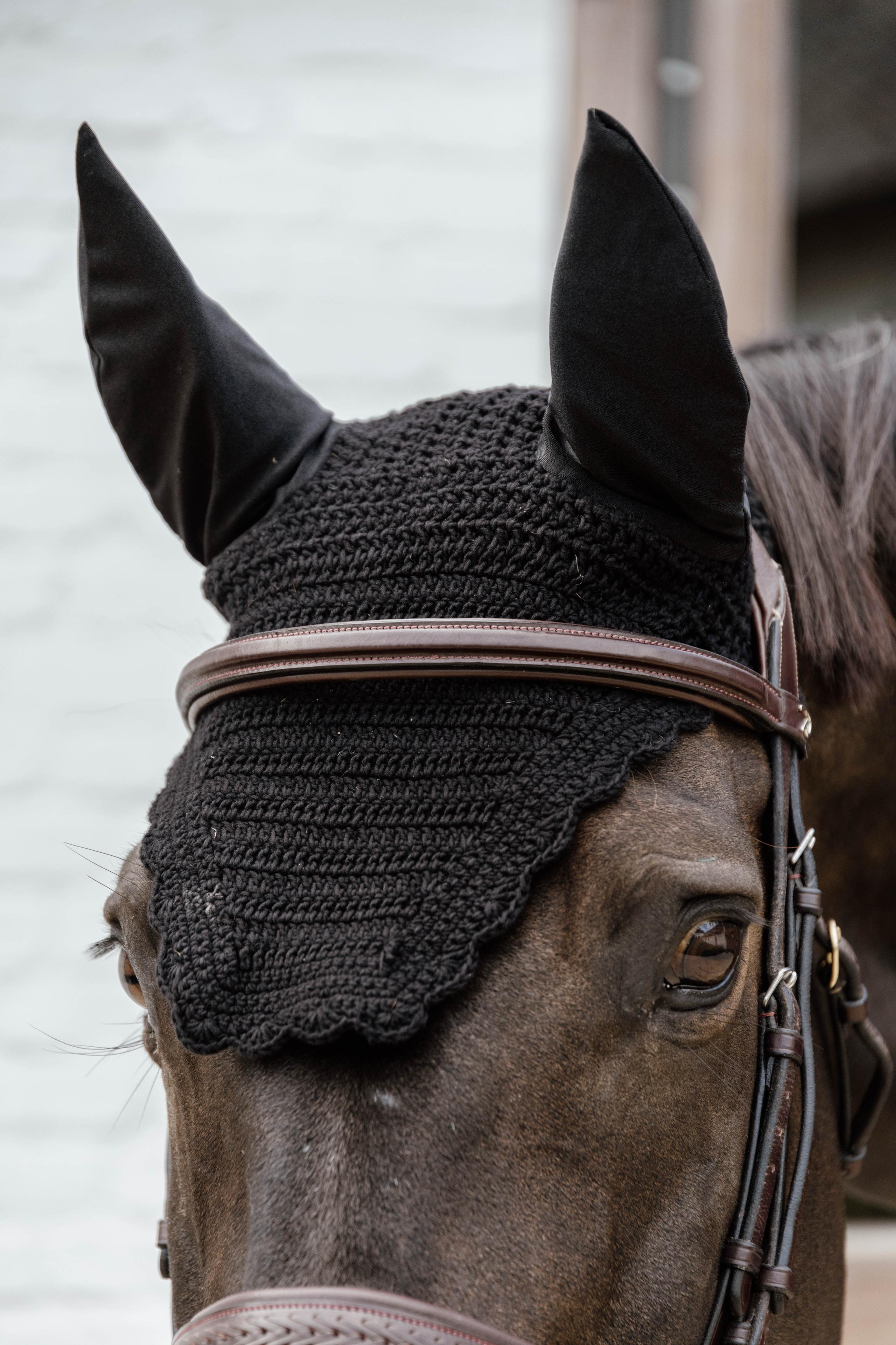 Bonnet anti-mouche Wellington wave noir 2/4