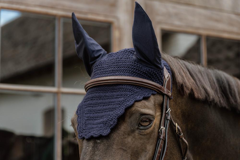Fliegenhaube Wellington wave dunkelblau 4/4