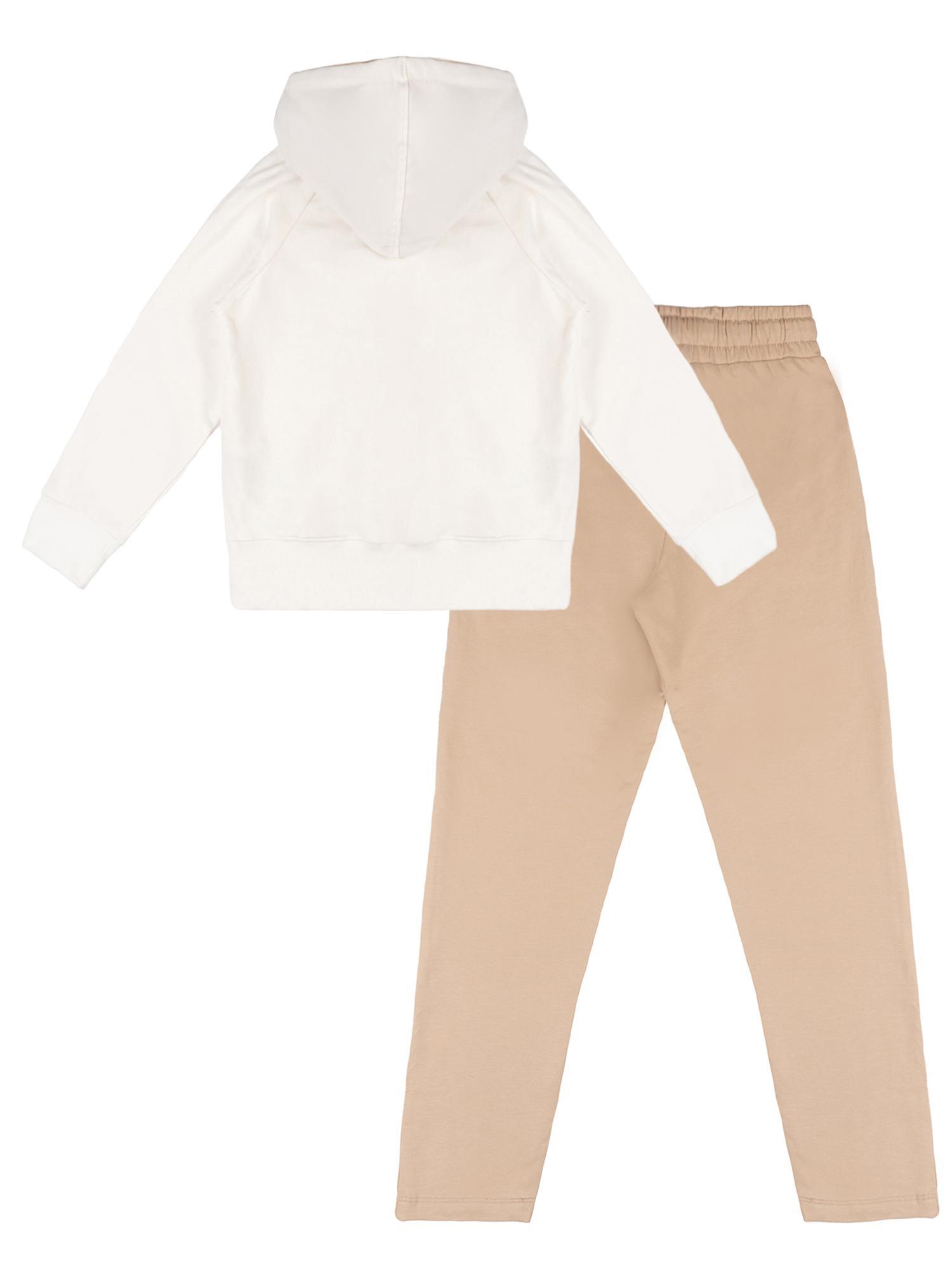 Combinaison d'hiver décontractée à capuche zippée pour filles 6/6