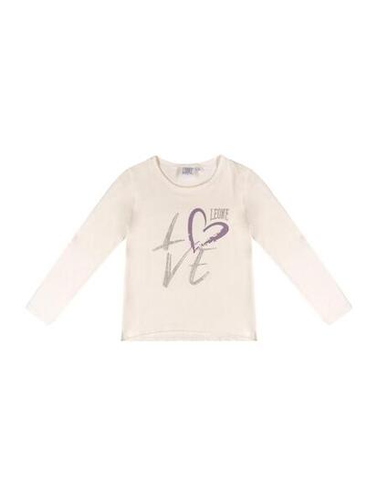 T-shirt fille manches longues "Love