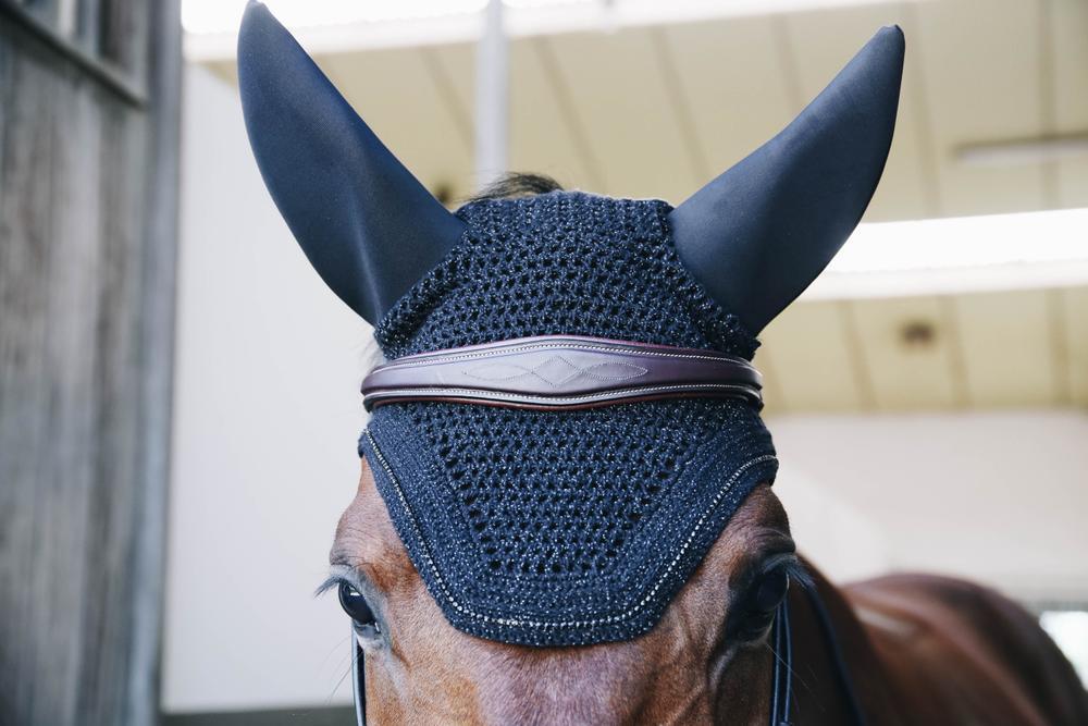 Bonnet anti-mouche Wellington sparkling Soundless noir 3/3