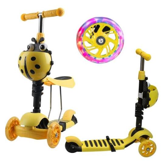 Hulajnoga balansowa trójkołowa jeździk 2w1 świecące kółka Enero