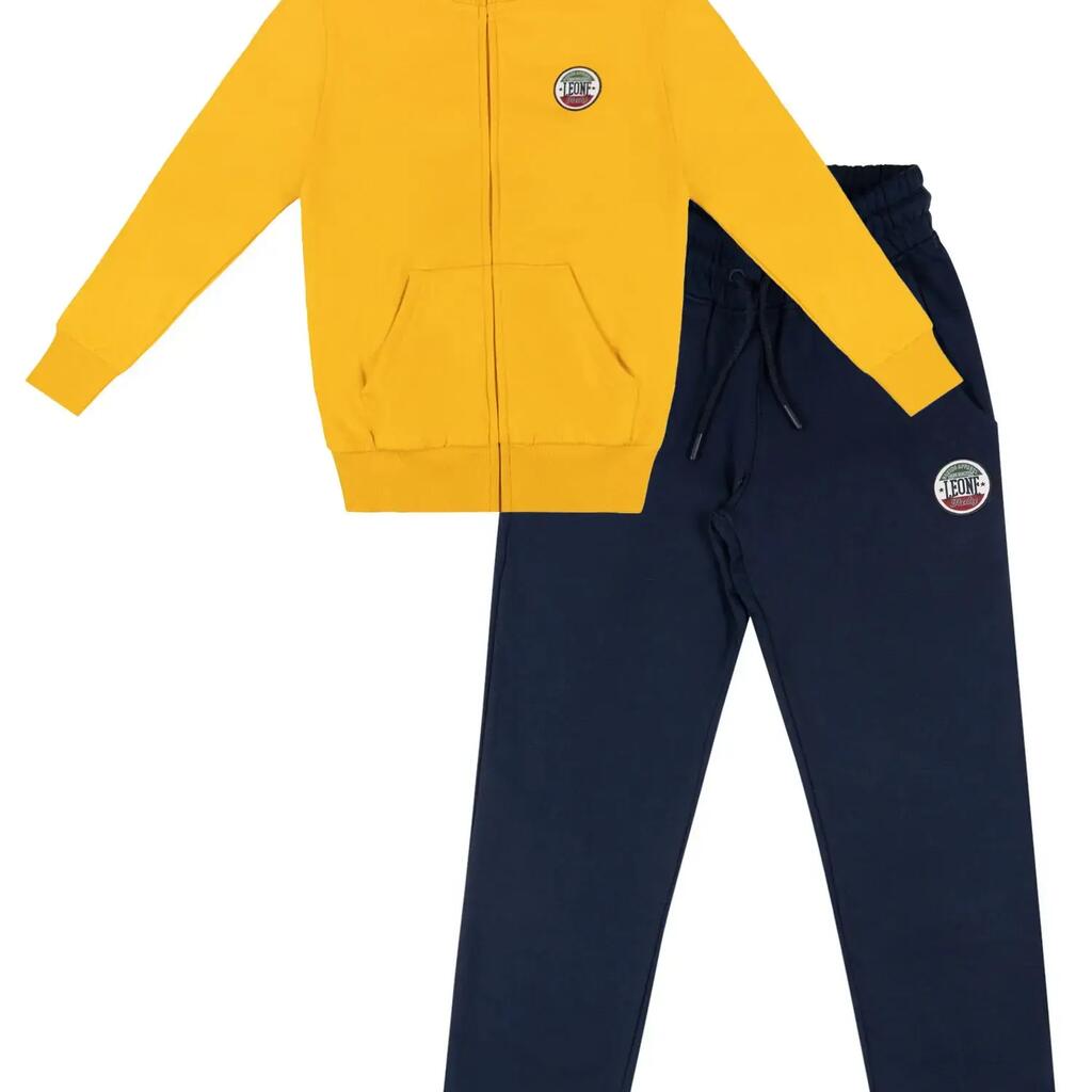 Italy children's winter tracksuit with collar and zip