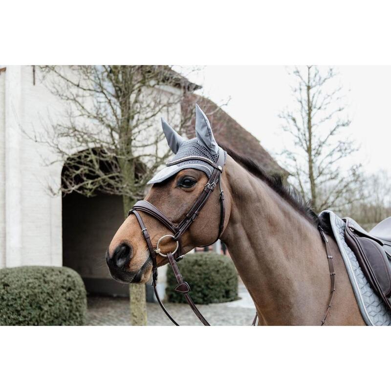 Kentucky Oornetje Wellington Velvet Basic Grijs -