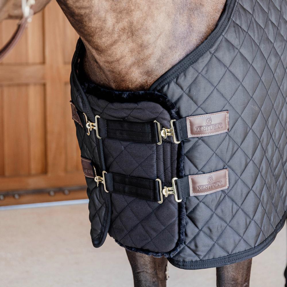 Estensione per il petto di cavallo imbottita in pelle di pecora vegana Kentucky 4/6