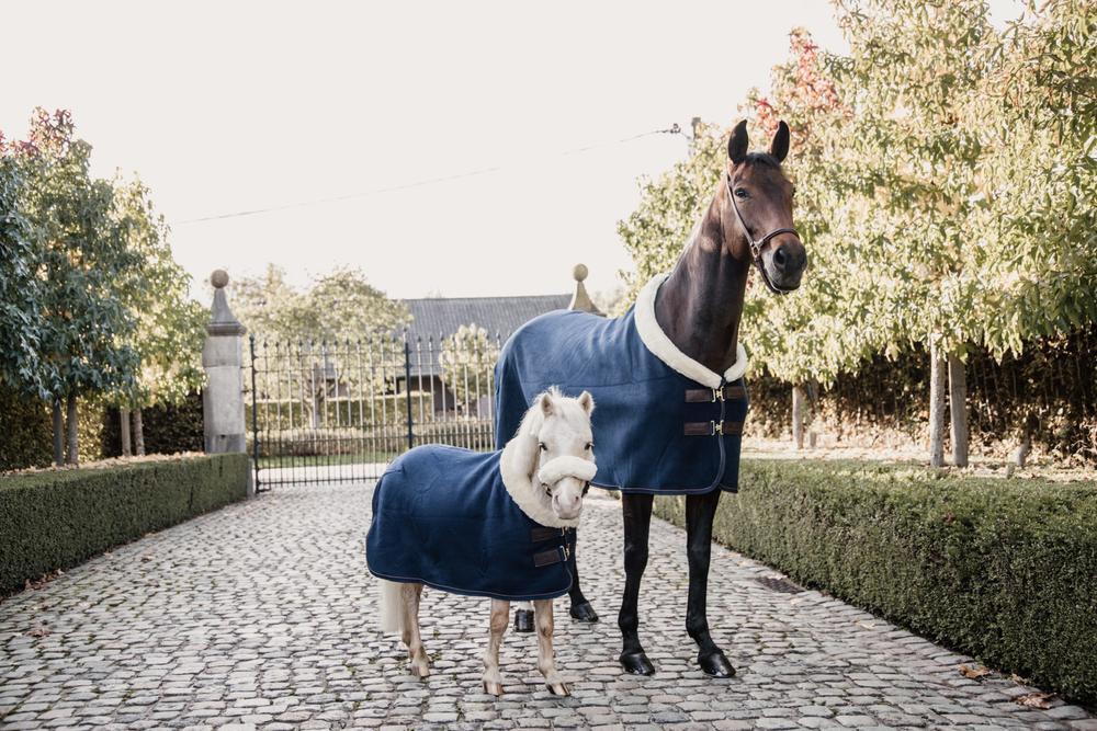 Zweetdeken show fleece 'heavy' navy 80-4'0 3/5