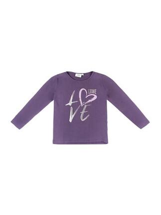 T-shirt fille manches longues "Love