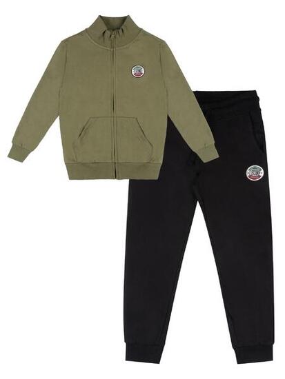 Tuta invernale da bambino con colletto e zip "Italy