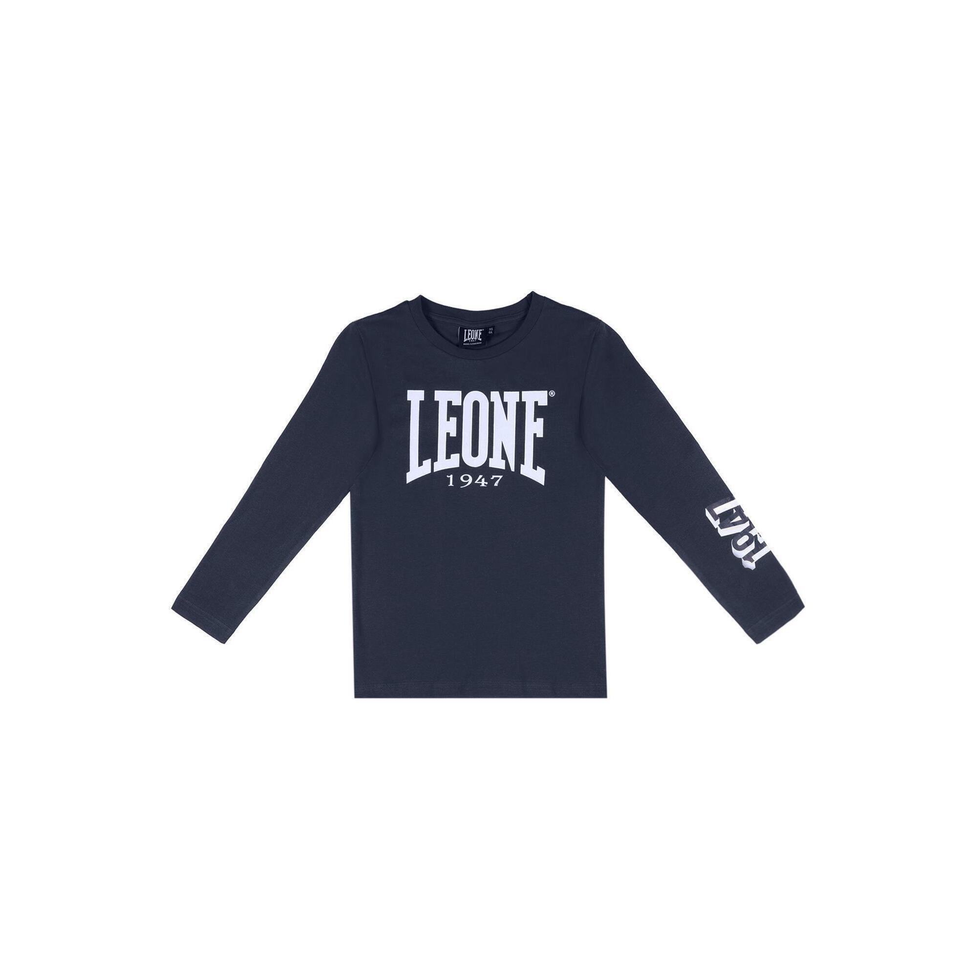 Leone 1947 Apparel - T-shirt Enfant Manches Longues "varsity" - T-shirt Manches Courtes - Bleu - 12 À 14 Ans - Decathlon