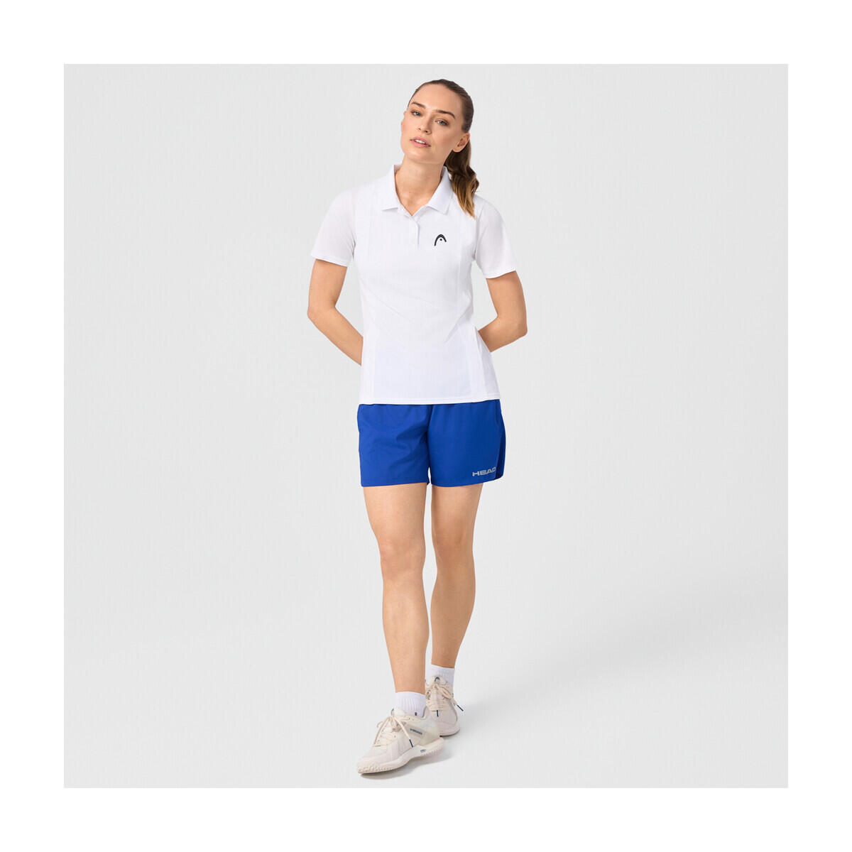 HEAD CLUB 25 TECH Polo Shirt Women, white 6/7
