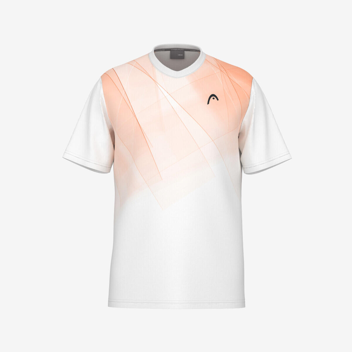 Head - Topspin T-shirt Boys - T-shirt Manches Courtes - Orange - 140 Cm - Decathlon