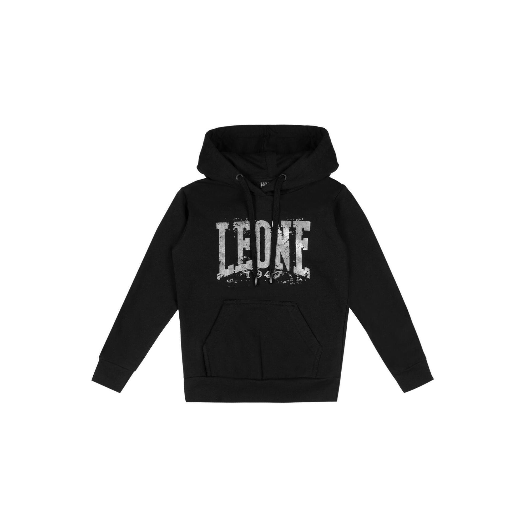 Leone 1947 Apparel - Sweat À Enfiler Hiver Enfant Avec Capuche "authentic Gold" - Sweat-shirt - Noir -  4 À 6 Ans - Decathlon