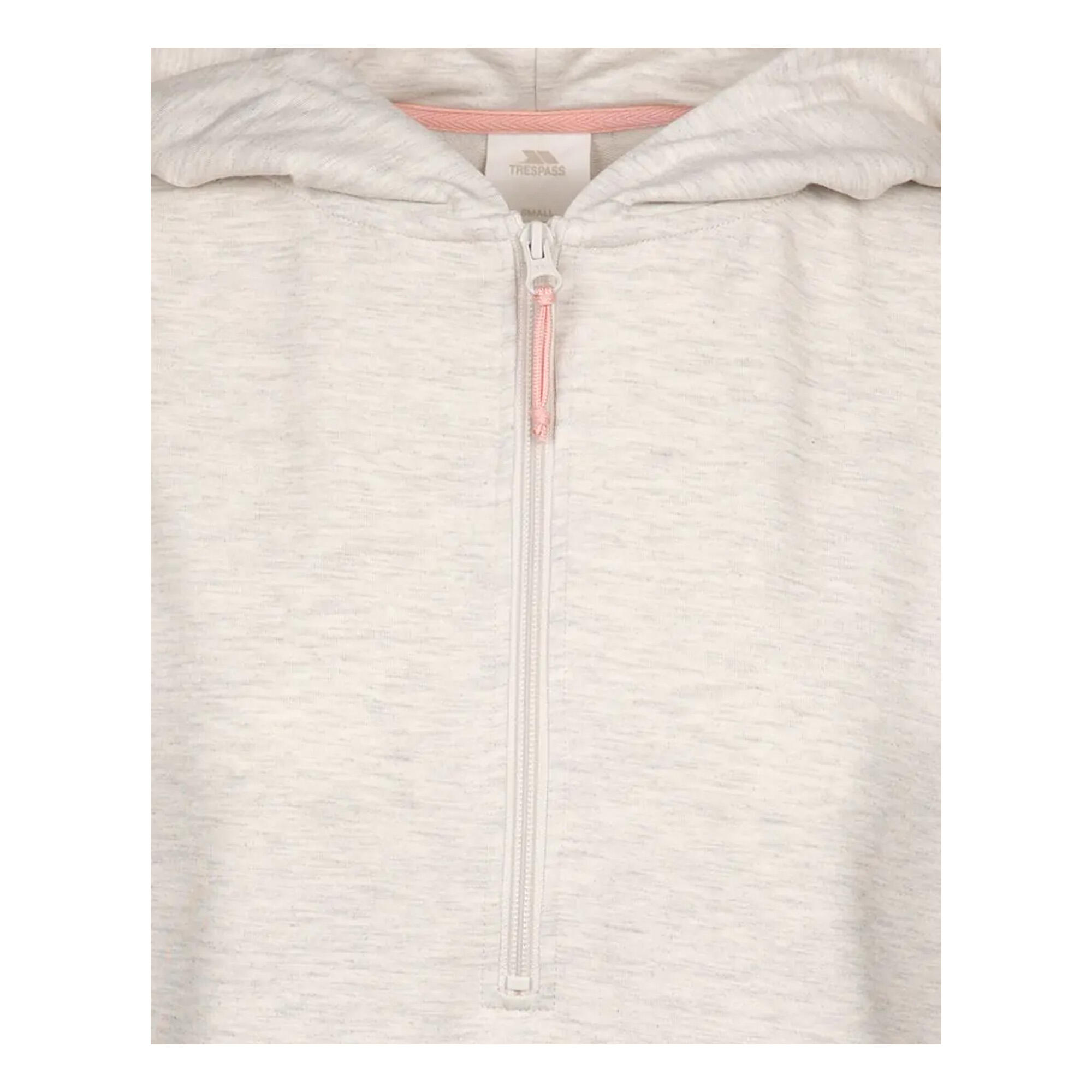 Sweat À Capuche ZIA Femme (Blanc Cassé Chiné) 3/5