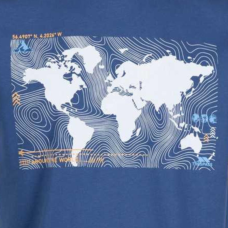 Tricou Drumeții În Natură Trespass Chera Imprimeu Bărbați