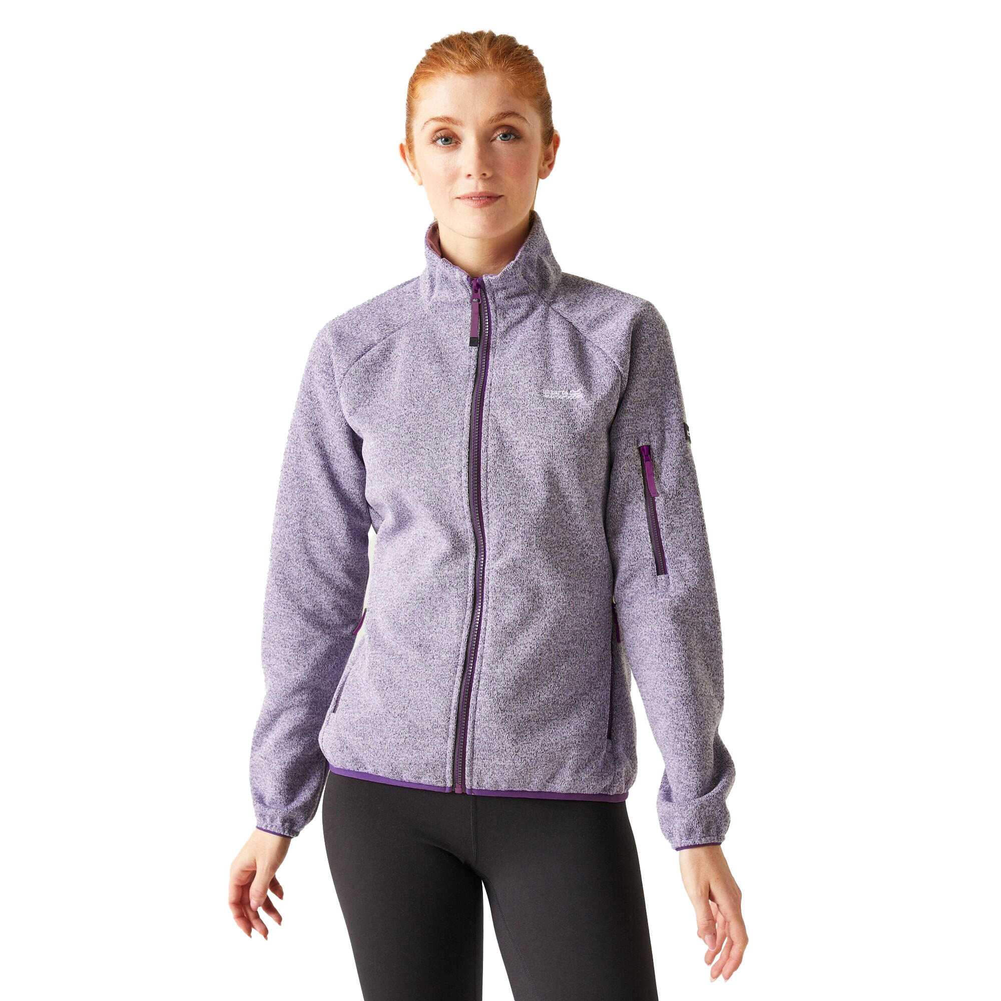 Womens/Ladies Ravenhill Full Zip Fleece Top (Lilac Frost/Sunset Purple) 4/5