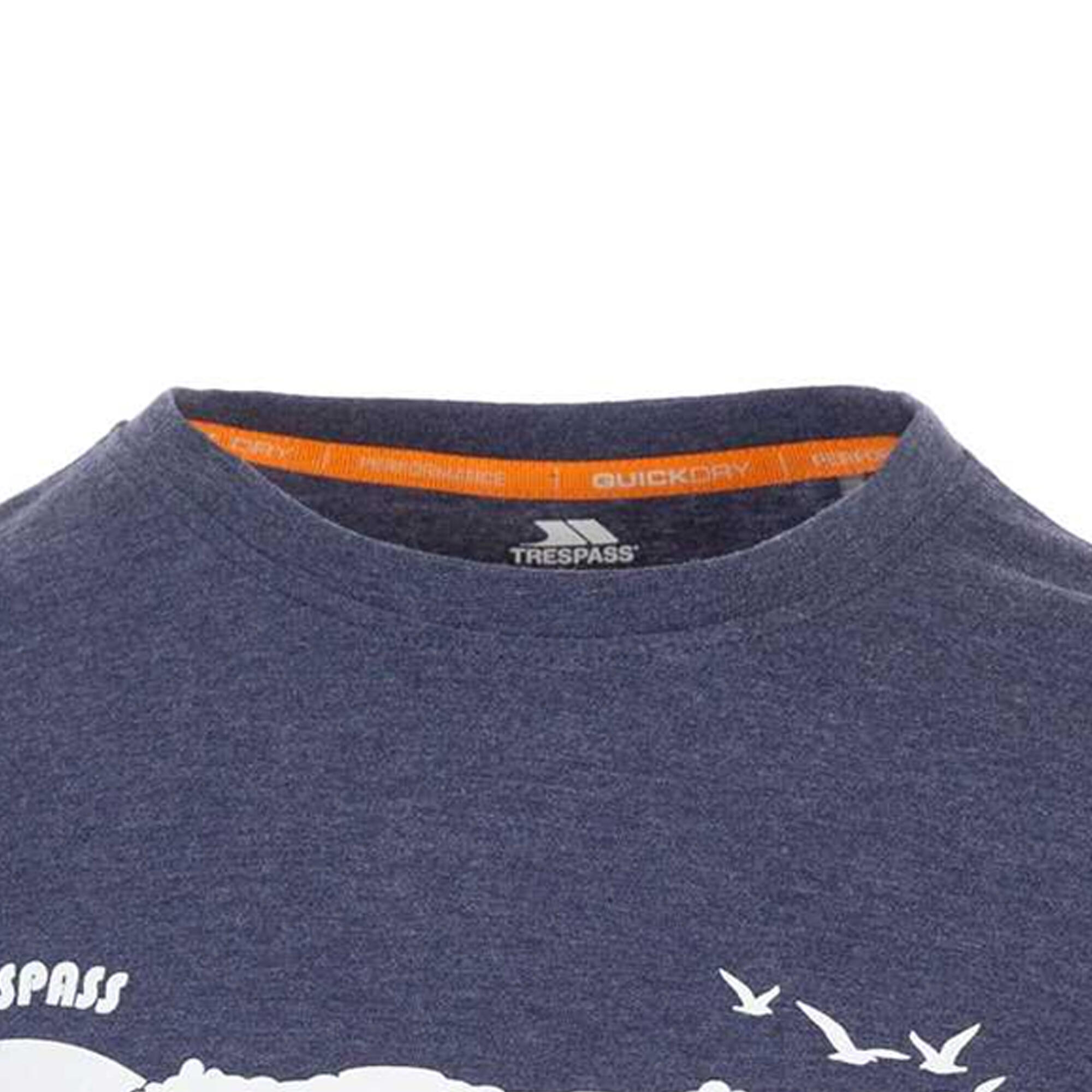 Camiseta Lakehouse para Hombre Marino Jaspeada 4/5