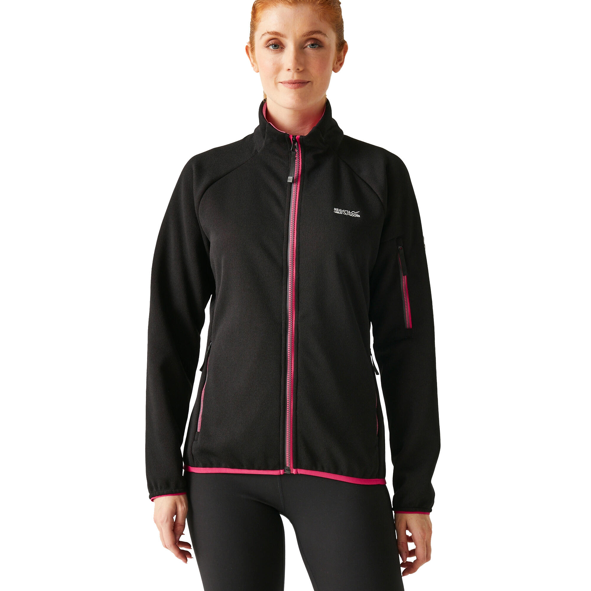 Veste Polaire RAVENHILL Femme (Noir / Rose Fluo) 4/5