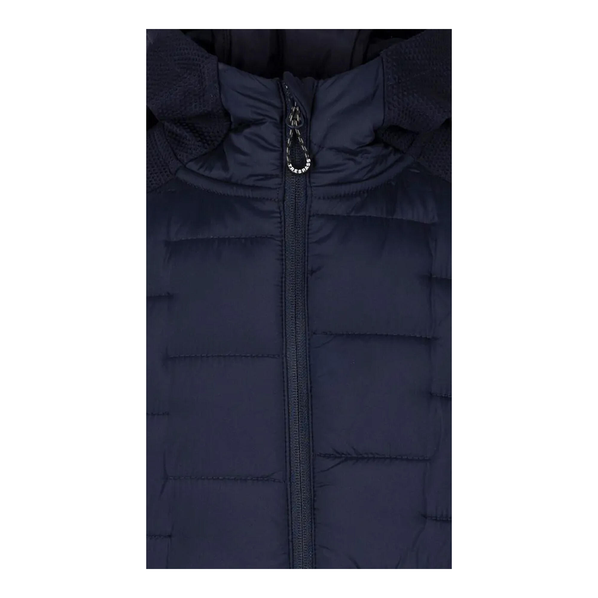 Felpa Con Cappuccio Ibrida Uomo Trespass Heber Blu Navy 3/5