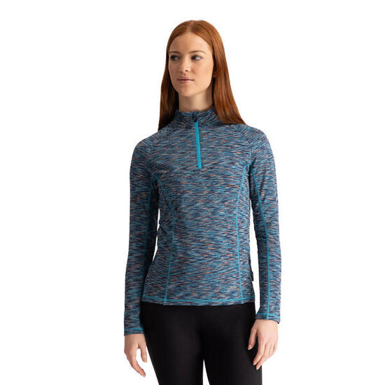 Haut Manches Longues EDITH Femme (Bleu Mer Chiné)