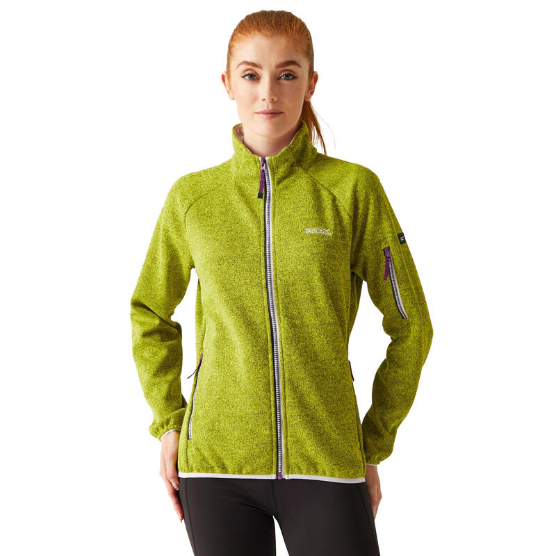 Veste Polaire RAVENHILL Femme (Jaune Verdâtre / Lilas Pâle)
