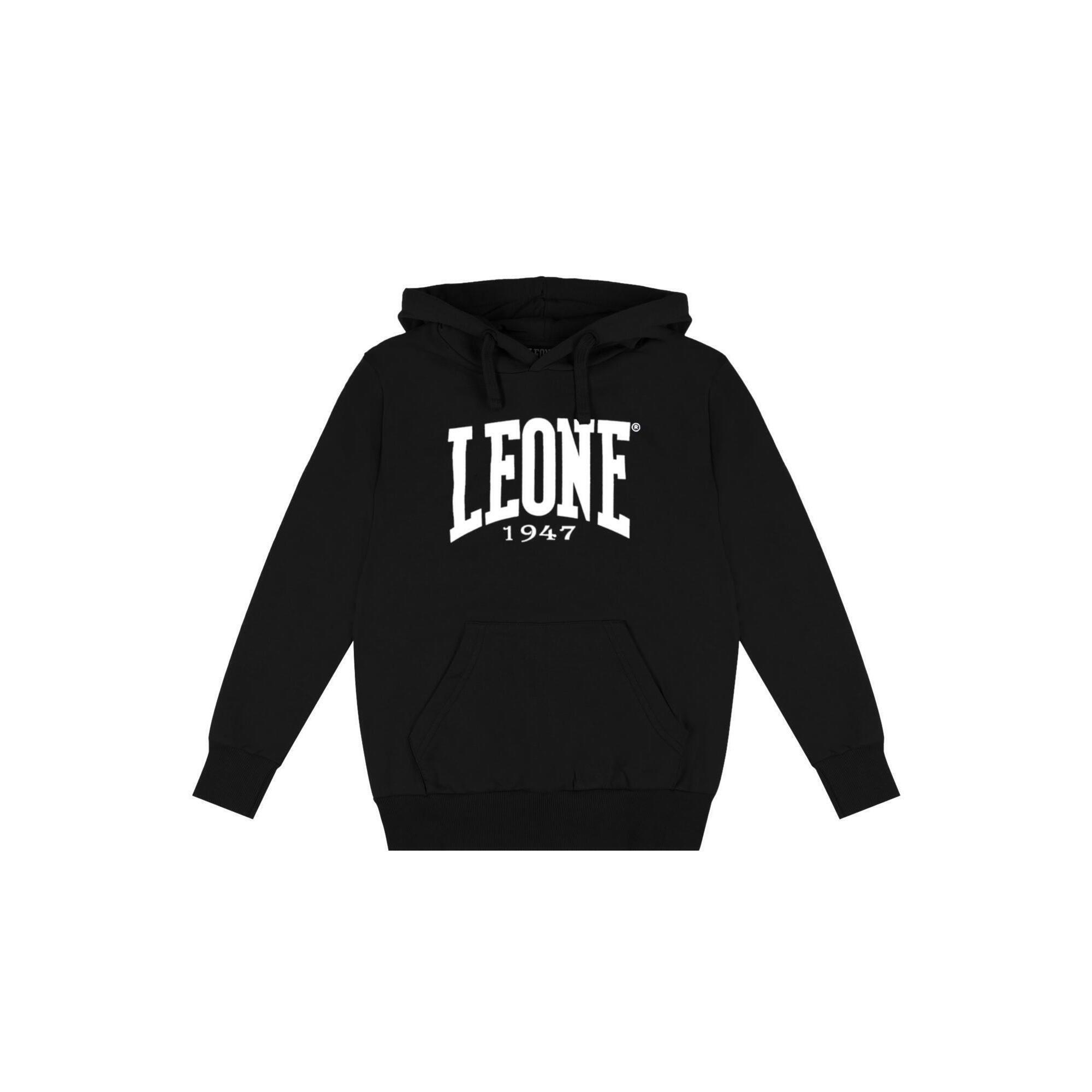 Leone 1947 Apparel - Sweat À Capuche À Enfiler Enfant Hiver "basic" - Sweat-shirt - Noir - Decathlon