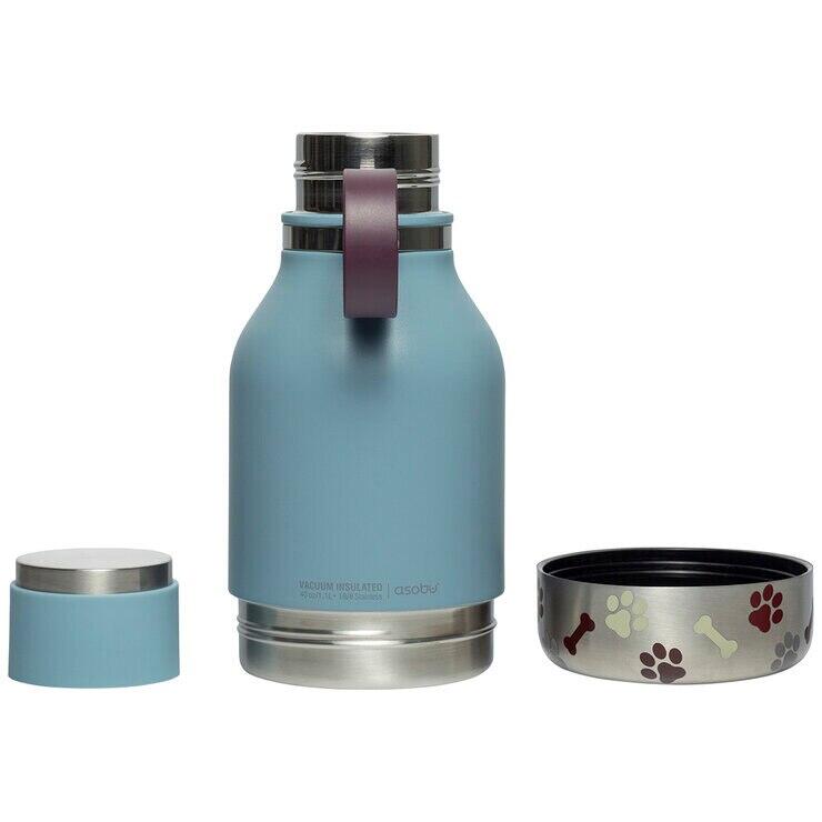 Nerezová termoska Asobu na vodu s miskou pro psy 975ml 4/4