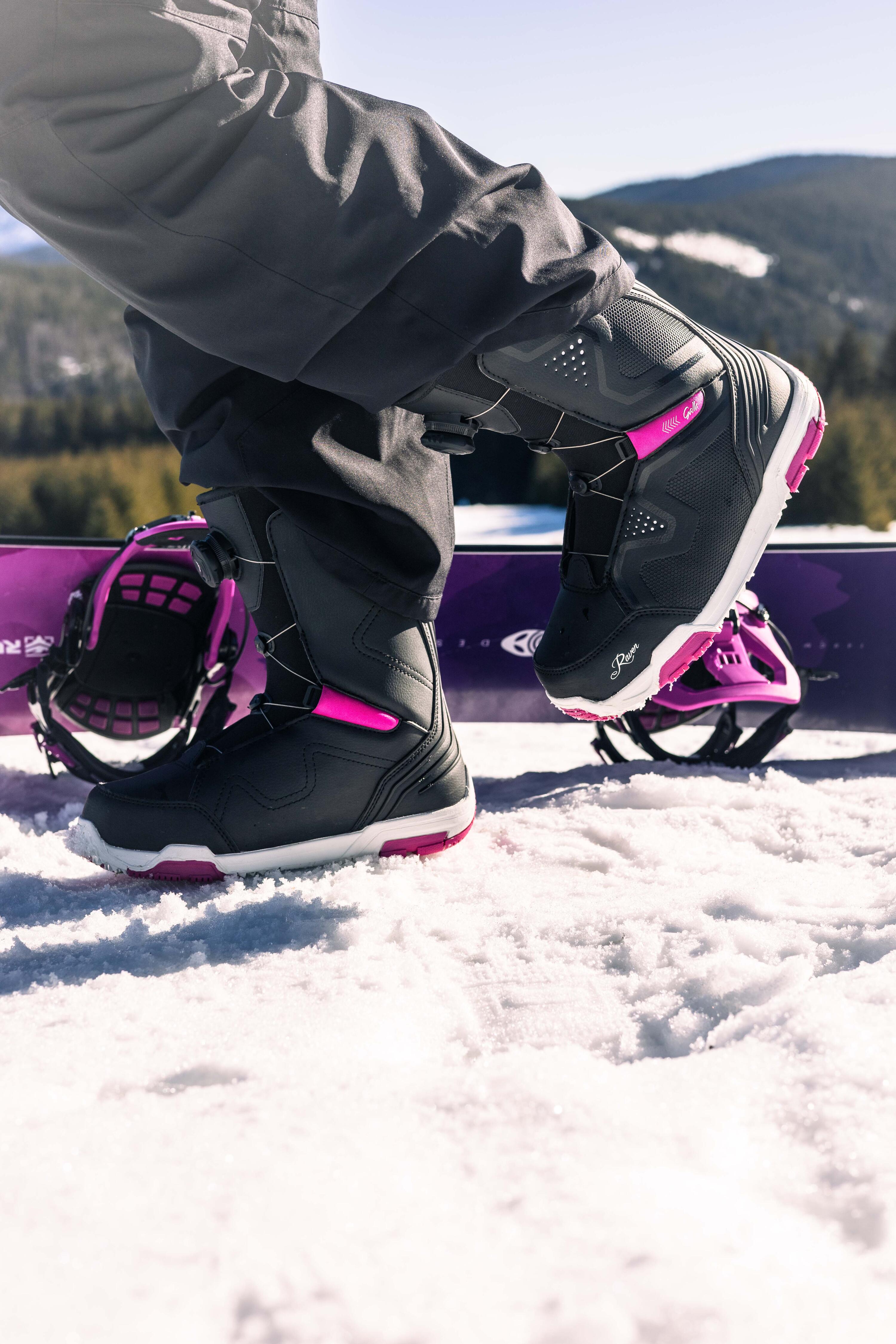 Botas de snowboard Raven Galla Fuchsia MOZ 2/7