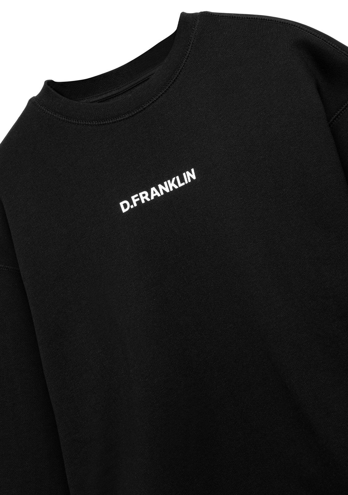 Felpa basic D.Franklin Crewneck Binary Oversize Sweatshirt 3/3